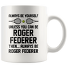 Image of [TL] Federer Beterer Tennis Coffee Mug, Gift for Her,Funny Coffee Mugs, Tennis Coffee Mugs, with Saying, for Men,Coffee Mug for Women, Tennis Gift, Roger Federer 11oz