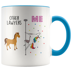 [TL] Younique Designs Lawyer Mug, 11 Ounces, White, Unicorn Mug, Lawyer Gifts for Women