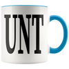 Image of [Teelaunch] Adult Humour Rude Gift Cup Ceramic UNT CUNT With Black Handle Ceramic Coffee Tea Mug Cup