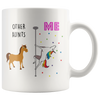 Image of [TL] YouNique Designs Aunt Coffee Mug, 11 Ounces, Unicorn Mug, Auntie Cup, Best Aunt Ever