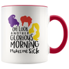 Image of [TL] Hocus Pocus Oh Look Another Glorious Morning Halloween Mug - Sanderson Sisters Halloween Coffee Cup - Hocus Pocus Coffee Cup - Hocus Pocus Mug Halloween Present