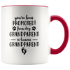 Image of [TL] YouNique Designs Pregnancy Announcement for Grandparents Coffee Mug, 11 Ounces, Soon to Be Grandparents Baby Announcement