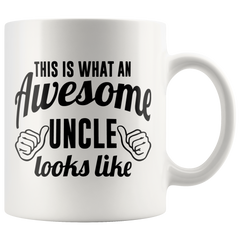 [TL] This Is What An Awesome Uncle Looks Like Mug 11oz Ceramic Coffee Mug by Cotton Cult