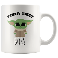 [Teelaunch] Yoda Best Boss Coffee Mug,Home Cup Gifts Idea,Tea Mug,Thanksgiving Day Gifts,Christmas Gift 11oz