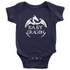 Image of VnSupertramp Baby Dragon Onesie Baby Bodysuit For Boys Girls Dragon Fans Gift Family Matching Tees - D1