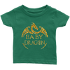 Image of VnSupertramp Baby Dragon Infant T-shirt For Boys Girls Dragon Fans Gift Family Matching Tees - D2