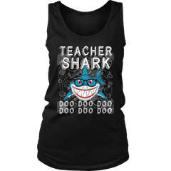 Teacher Shark Women Tank Top Shirt Doo Doo Doo Plus Size Official VnSupertramp Apparel