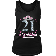 VnSupertramp Fabulous Women Tank Top Shirt Plus Size XL-4XL 21st Birthday Gift