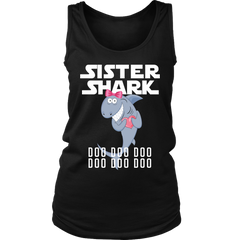 Sister Shark Women Tank Top Shirt Doo Doo Doo Official VnSupertramp Apparel