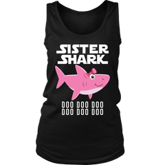 Sister Shark Women Tank Top Shirt Doo Doo Doo Official VnSupertramp Apparel