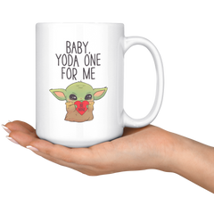 [TL] Baby Yoda Coffee Mug - Baby Yoda One For Me 15oz