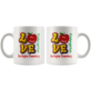 Image of VnSupertramp Personalized Love Apple Teacher White Mug 10z - Custom Name, School, Grade on Mug Gift Back To School First Day Of School