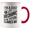 Image of [TL] Dad and A Mechanic Mug, Funny Mechanic Dads Coffee Mugs, Auto Mechanic Gift, for Dad, Camp Mug, Tumbler