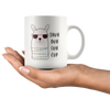 Image of [TL] Andaz Press 11oz. Llama Alpaca Themed Funny Rude Coffee Mug Gag Gift, Colorful Boho Llama Graphic, Shuh Duh Fuh Cup, 1-Pack, Birthday Christmas