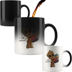 [TL] Funny I'm Groot Coffee Mug Morphing Changing Color Cup