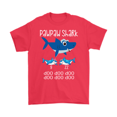 VnSupertramp Daddy Grandpa Shark Doo Doo Doo Personalized Men Shirt  - PawPaw Shark(D5)|G(D9) Zz(D5) - 12436004071746