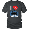 Image of Official VnSupertramp I Love Sharks Week Men Women T-Shirt Plus Size XL-4XL Great Tees For Shark Lover Fan TV Show D3