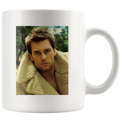 [TL] White Tom Brady Ceramic Mug 11oz Unisex Printed On Both Sides