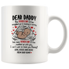 Image of [TL] Father Mug, First Father's Day, Dear Daddy Mug, This Father's Day I'm Snuggled Warm & Safe in Mommy's Tummy Mug