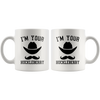 Image of [Teelaunch] I'm Your Huckleberry - Funny Mustache - Movie Quote - 11oz Coffee Mug