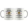 Image of [TL] 80th Birthday Quarantine Lockdown 2021 for Grandma Mom Dad Men Women Him Her | Pandemic Gifts for 80 Years Old | 1941 | 11oz White Mug D221-80