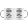 Image of [TL] Only The Best Grandpas Get Promoted To Great Grandpa - 11oz Dad Papa Coffee Cocoa Tea Mug Cup - Made of White Ceramic with Large Handle is Perfect Birthday or Father's Day Gift. Printed of Both Sides.