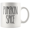 Image of [TL] Andaz Press Simple Farmhouse Rustic Fall Autumn Kitchen Decor 11oz. Ceramic Coffee Tea Mug Gift, Pumpkin Spice, 1-Pack, Includes Gift Box, Minimalist Birthday Christmas Gift Ideas