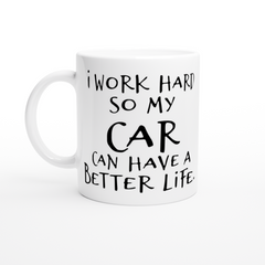 [GLT] PerfectPrintedAQA - Car Mug Car Guy Gift, Mechanic Mug Car Enthusiast Gift, Car Lover Gift for Him, Funny Mug for Car Lover, 11oz Ceramic Coffee Mug/Cup/Drinkware, High Gloss