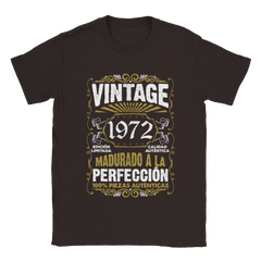 [GLT] Generic Vintage 1972 50 cumpleaños Regalo 50 años Camiseta de Vinilo para Hombres y Mujeres | Fabricada en Estados Unidos, por VnSupertramp Apparel