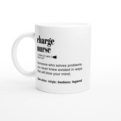 [GLT] Gift For Nurse Appreciation, Christmas Mug, Charge Nurse Definition Mug, Charge Nurse Gift