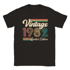 [GLT] 40 Years Old Born in 1982 Vintage 40th Birthday T-Shirt Men Women Plus Size | Made in USA | by VnSupertramp Apparel