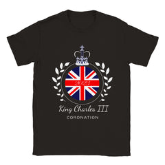 [GLT] King Charles III Coronation 2023 Vintage Shirt for Men Women Plus Size XL-6XL | Made in USA | by VnSupertramp Apparel Black