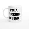 Image of [GLT] Best Funny Coffee Mug I'M A Legend Novelty Cup Joke Great Gag Gift Idea For Men Women Office Work Adult Humor Employee Boss Coworkers