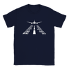 Image of [GLT] Vintage Phonetic Alphabet Pilot Airplane Shirt for Men Women Plus Size XL-6XL | Made in USA | by VnSupertramp Apparel Black