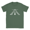 Image of [GLT] Vintage Phonetic Alphabet Pilot Airplane Shirt for Men Women Plus Size XL-6XL | Made in USA | by VnSupertramp Apparel Black