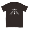 Image of [GLT] Vintage Phonetic Alphabet Pilot Airplane Shirt for Men Women Plus Size XL-6XL | Made in USA | by VnSupertramp Apparel Black