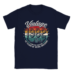 [GLT] Vintage 1982-40 Years Old 40th Birthday Shirt for Men Women Plus Size XL-6XL |Made in USA |by VnSupertramp Apparel