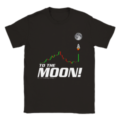 [GLT] Ankistyle Gifts for Bitcoin Lovers to The Moon BTC Crypto Trading - Camiseta para hombre