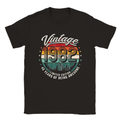 [GLT] Vintage 1982-40 Years Old 40th Birthday Shirt for Men Women Plus Size XL-6XL |Made in USA |by VnSupertramp Apparel