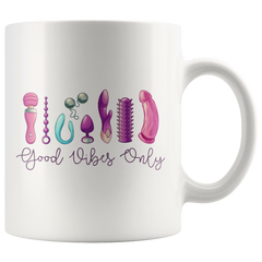 [TL] Good Vibes Only Coffee Mug Adult Mug Swear Word Coffee Mug Coffee Mug Adult