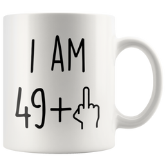 [TL] Funny 50th Birthday Gift for Women and Men - Turning 50 Years Old Happy Bday Coffee Mug - Fifty Gag Party Cup Idea as a Joke Celebration - Best Adult Birthday Presents