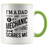 Image of [TL] Dad and A Mechanic Mug, Funny Mechanic Dads Coffee Mugs, Auto Mechanic Gift, for Dad, Camp Mug, Tumbler