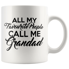 [TL] All My Favourite People Call Me Grandad, Best Granddad Mug, Great Grandpa Gift, Fathers Day Present, Grandad Birthday Gift, Gifts for Him