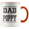 Image of [TL] Personalized Coffee Mug, Father's Day Gift, Dad Gift, Father's Day Mug, Grandpa Mug, Poppy Mug, 11oz White Gift Idea for Father's Day