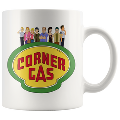 [TL] Funny Corner Gas Character Animation White Coffee Mug 11oz