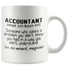 Image of [TL] Funny Accountant Gifts Coffee Mug - Accountant Definition Coffee & Teacup, Accounting Cup, Unique Gift Idea For Auditors, Financial Advisors, CPAs, Siblings, Friends, Him or Her