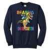 Image of VnSupertramp Roaring Kindergarten Dinosaur Youth Sweatshirt Back to School Gift