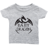 Image of VnSupertramp Baby Dragon Infant T-shirt For Boys Girls Dragon Fans Gift Family Matching Tees - D3