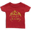 Image of VnSupertramp Baby Dragon Infant T-shirt For Boys Girls Dragon Fans Gift Family Matching Tees - D2