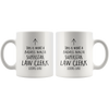 Image of [TL] Andaz Press Funny 11oz. Ceramic Coffee Tea Mug Gift, This is What a Badass Ninja Superstar Law Clerk Looks Like, 1-Pack